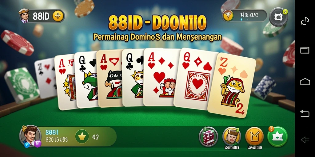 Tampilan gameplay menakjubkan dari 88ID dalam permainan Domino.
