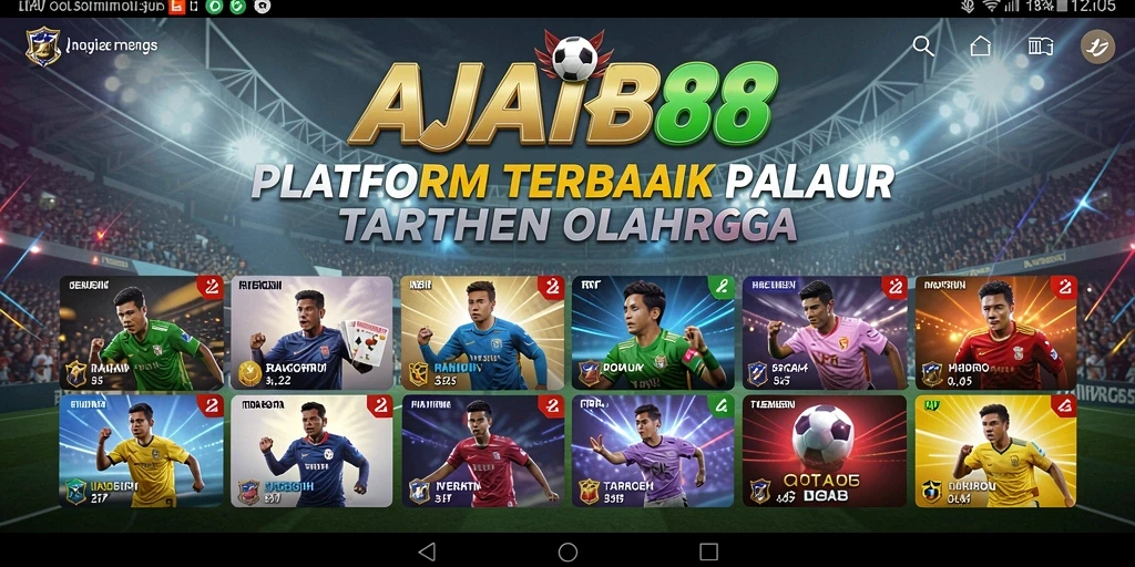 Tampilan gameplay AJAIB88 yang menarik untuk taruhan olahraga.