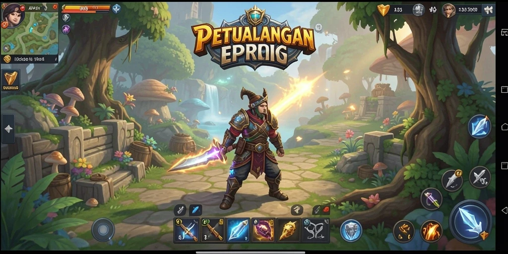 Tampilan utama gameplay API33 menampilkan pertarungan seru dan karakter dinamis.