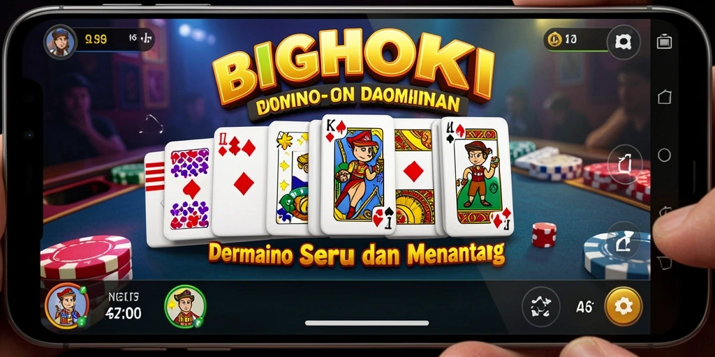 Tampilan gameplay BIGHOKI yang menyenangkan dan interaktif.
