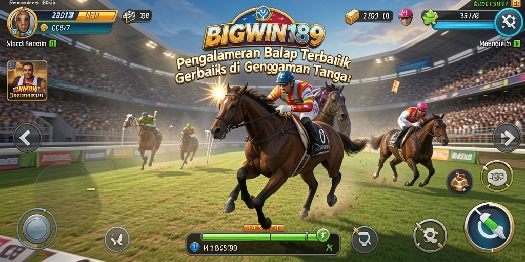 Tampilan gameplay balap yang seru dari BIGWIN189.