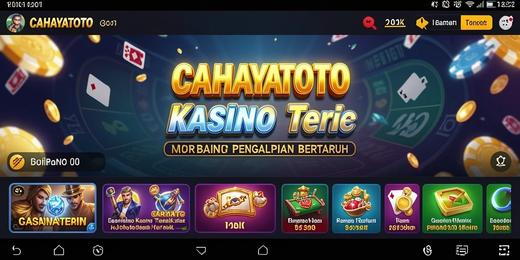 Tampilan menarik dari gameplay Kasino di CAHAYATOTO.