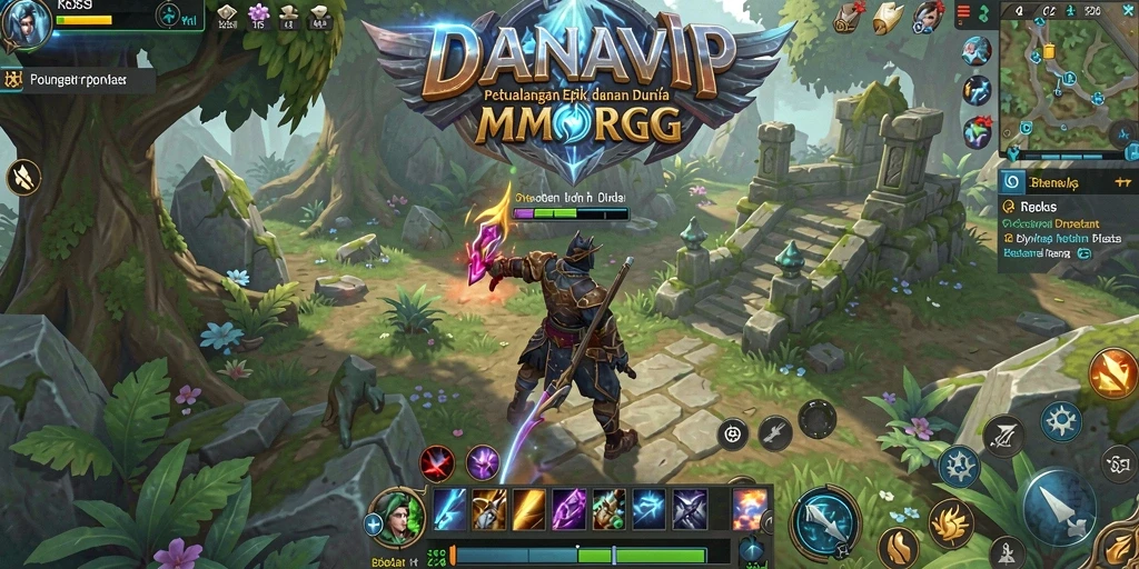 Tangkapan layar dari gameplay seru DANAVIP yang menarik.