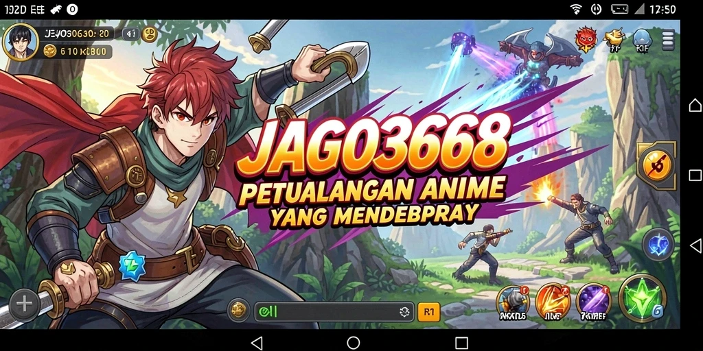 Gameplay seru dalam dunia Anime yang kaya warna.