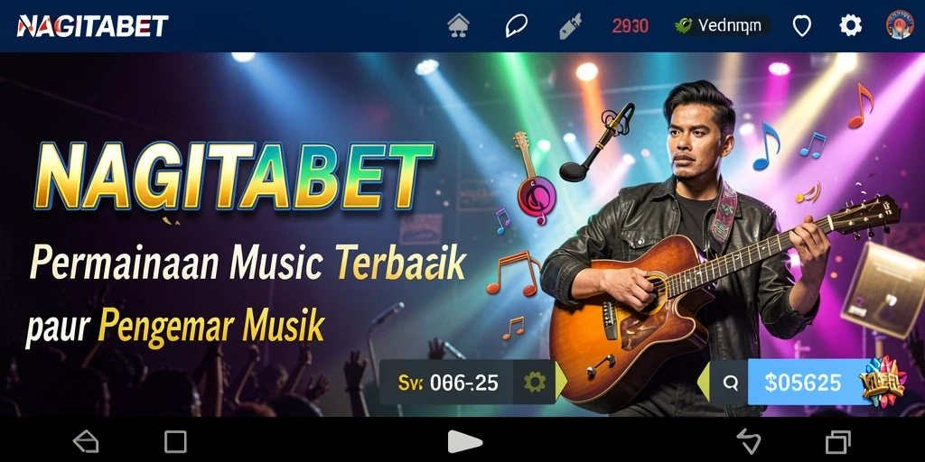 Tampilan gameplay seru dalam NAGITABET yang menghadirkan pengalaman musik terbaik.