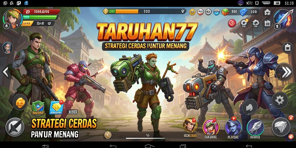 Tampilan gameplay TARUHAN77 yang menarik dan penuh strategi.