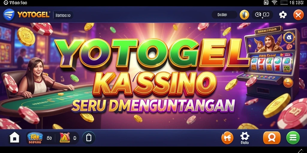 Screenshot utama YOTOGEL menampilkan gameplay kasino yang seru dan menarik.